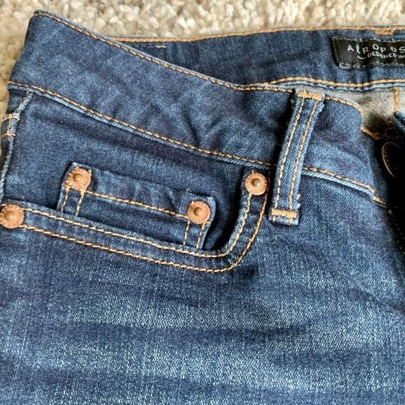 Aeropostale blue jeans denim designed in nyc blue jegging size 2 reg - Picture 5 of 9